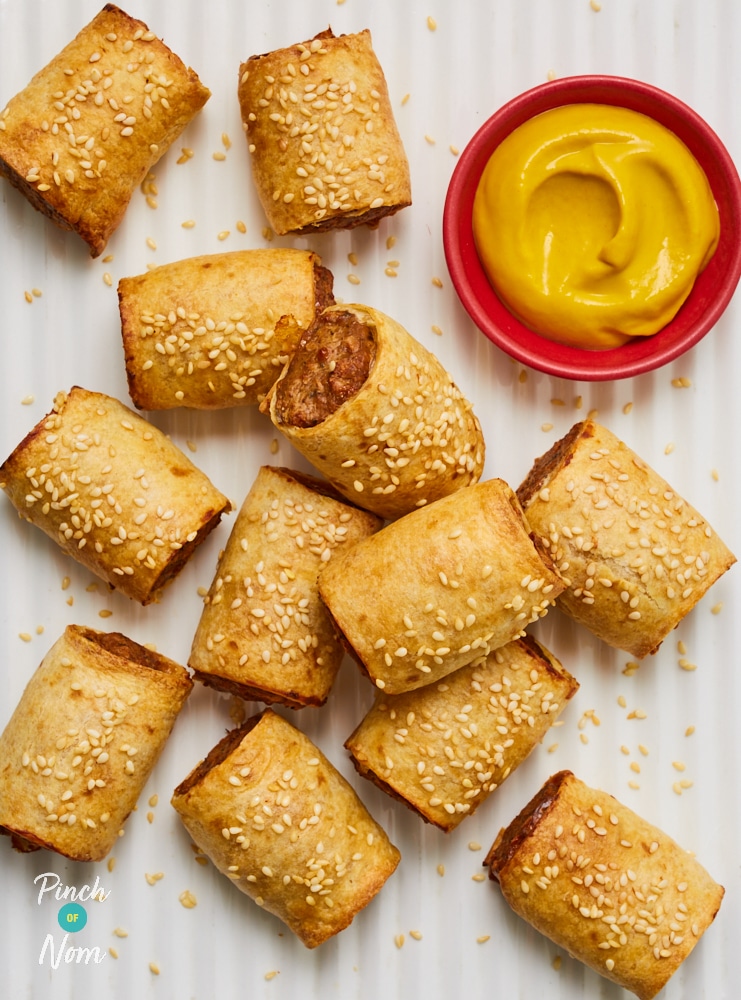 Vegan Sausage Rolls - Pinch of Nom Slimming Recipes