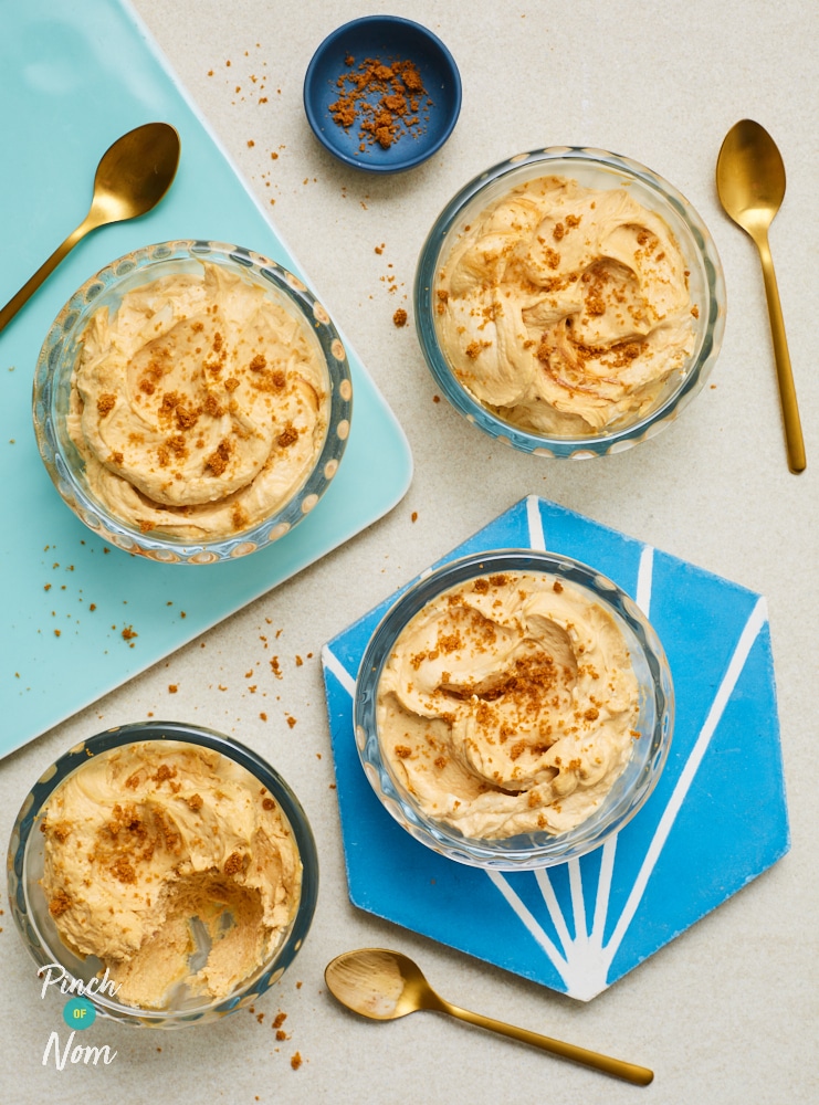 Biscoff Mousse - Pinch of Nom Slimming Recipes