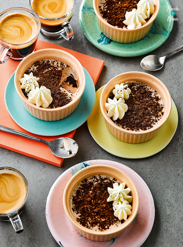 Chocolate Espresso Cheesecakes - Pinch of Nom Slimming Recipes