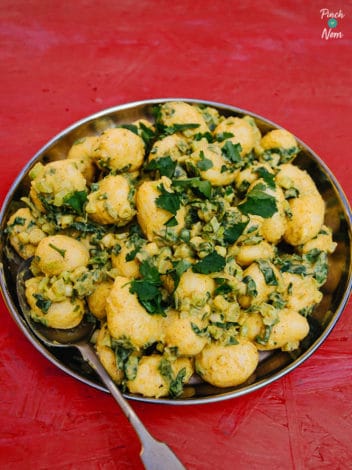 Coronation Potato Salad pinchofnom.com