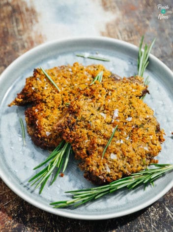 Herb-Crusted Lamb pinchofnom.com