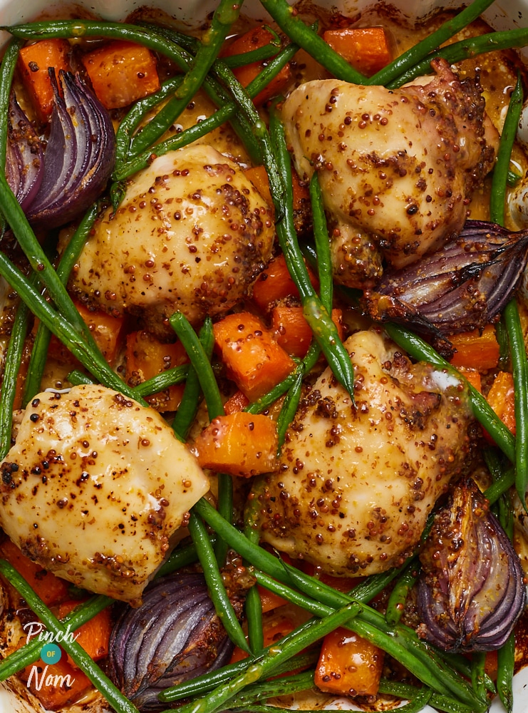 Honey and Mustard Chicken - Pinch of Nom Slimming Recipes
