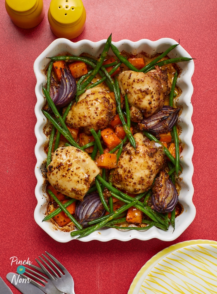 Honey and Mustard Chicken - Pinch of Nom Slimming Recipes