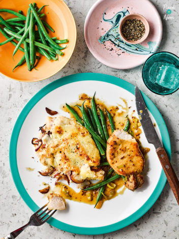 Honey and Mustard Pork pinchofnom.com