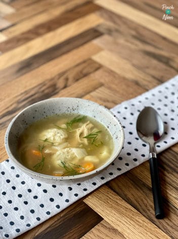 Matzo Ball Soup pinchofnom.com