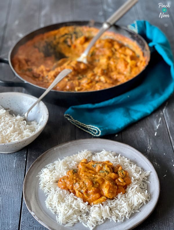 Peanut Butter Chicken Curry pinchofnom.com