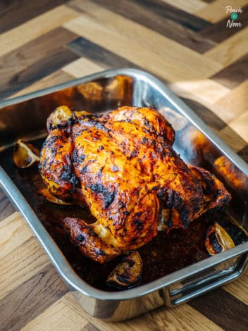 Piri Piri Roast Chicken pinchofnom.com