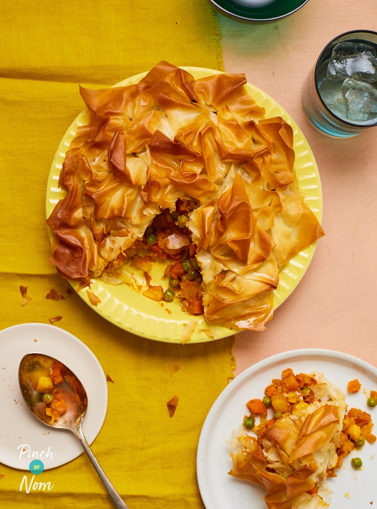 Samosa Pie - Pinch of Nom Slimming Recipes