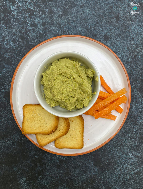 Spiced Edamame Bean Dip pinchofnom.com