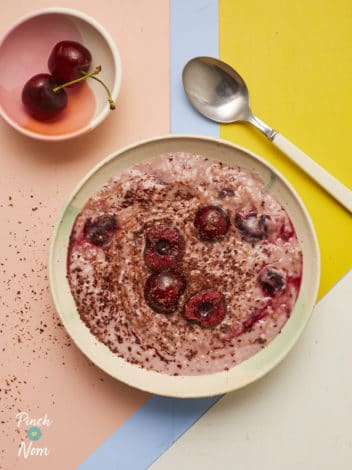 Black Forest Porridge pinchofnom.com