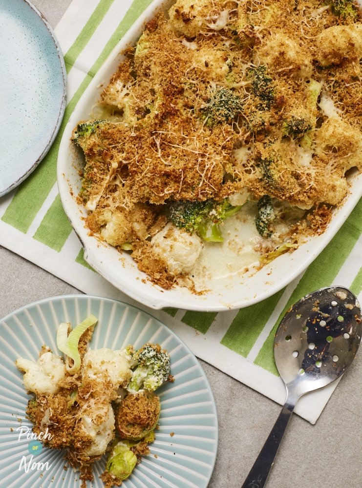 Cauliflower Cheese Gratin - Pinch of Nom Slimming Recipes