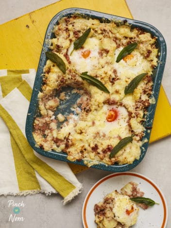 Corned Beef Hash Bake pinchofnom.com