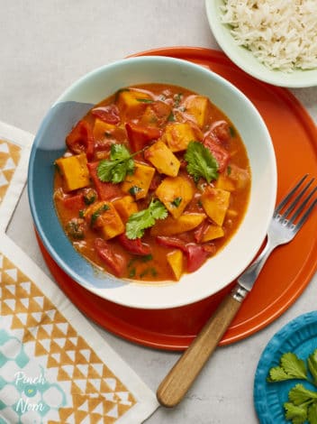 Sweet Potato and Coconut Chilli pinchofnom.com