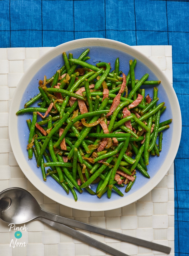 Cajun Style Green Beans - Pinch of Nom Slimming Recipes