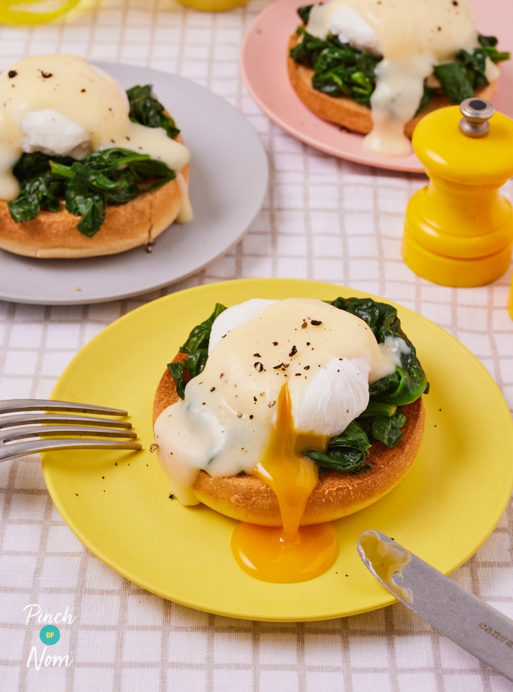 Eggs Florentine - Pinch of Nom Slimming Recipes