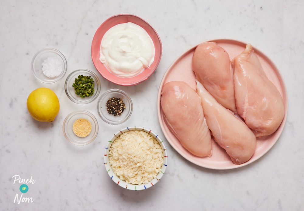 Lemon and Pepper Crusted Chicken - Pinch of Nom Slimming Recipes
