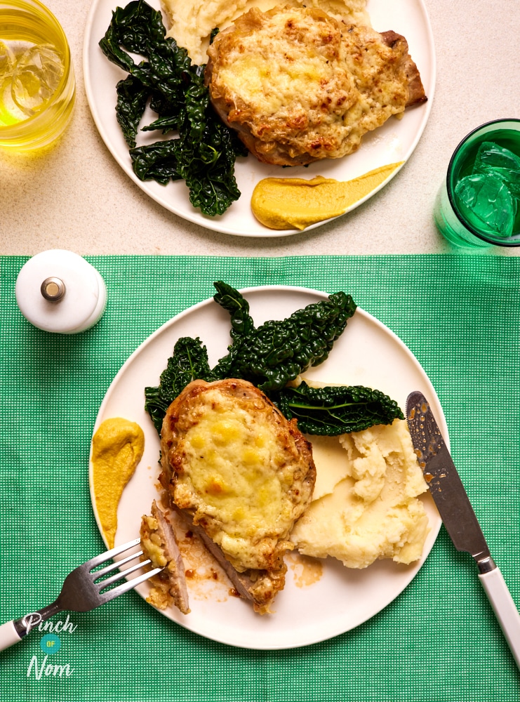 Cheesy Bramley Apple Pork - Pinch of Nom Slimming Recipes