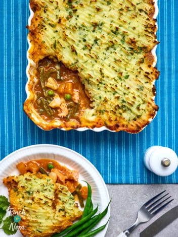 Curried Fish Pie pinchofnom.com