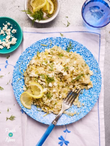 Greek-Style Leeks and Rice pinchofnom.com