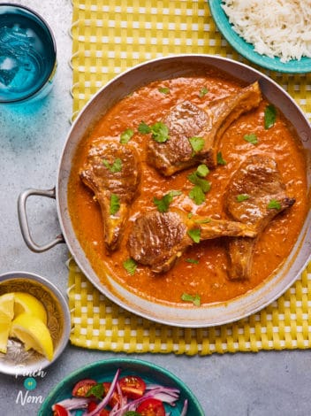 Korma Lamb Chops pinchofnom.com