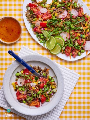 Salad Grain Bowl pinchofnom.com