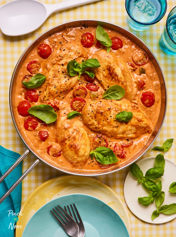 Creamy Tomato Chicken - Pinch of Nom Slimming Recipes