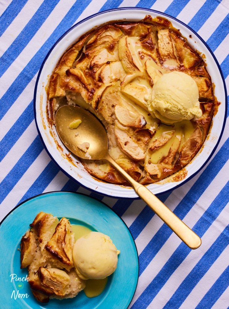 Crustless Apple Pie - Pinch of Nom Slimming Recipes