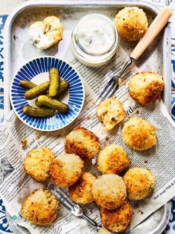 Baked Cod Balls pinchofnom.com