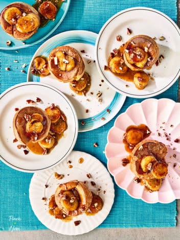 Caramelised Banana Yorkshire Pudding pinchofnom.com