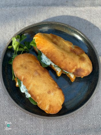 Chicken Tikka Naanwich pinchofnom.com