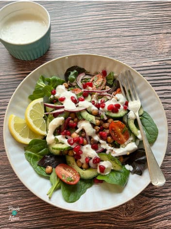 Chickpea Salad pinchofnom.com