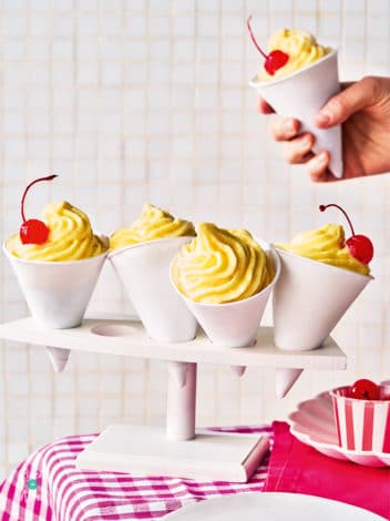 Frozen Pineapple Whip pinchofnom.com