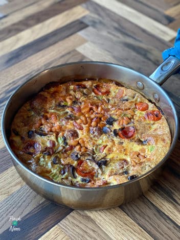 Fry-Up Frittata pinchofnom.com