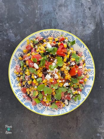 Mexican-Style Street Corn Salad pinchofnom.com