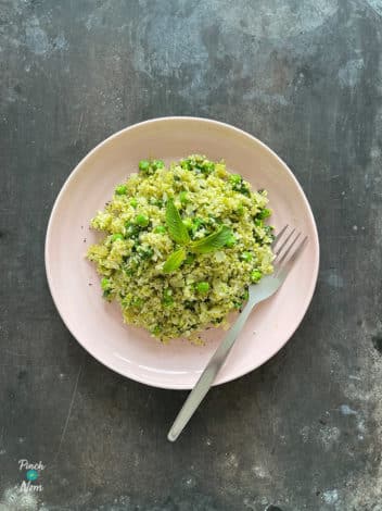 Pea and Broccoli Rice pinchofnom.com