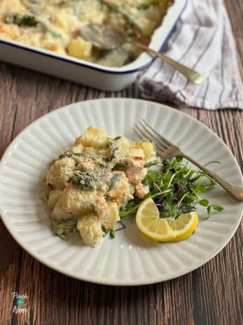 Salmon Gratin pinchofnom.com