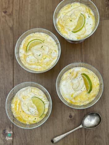 Tropical Fruit Fool pinchofnom.com