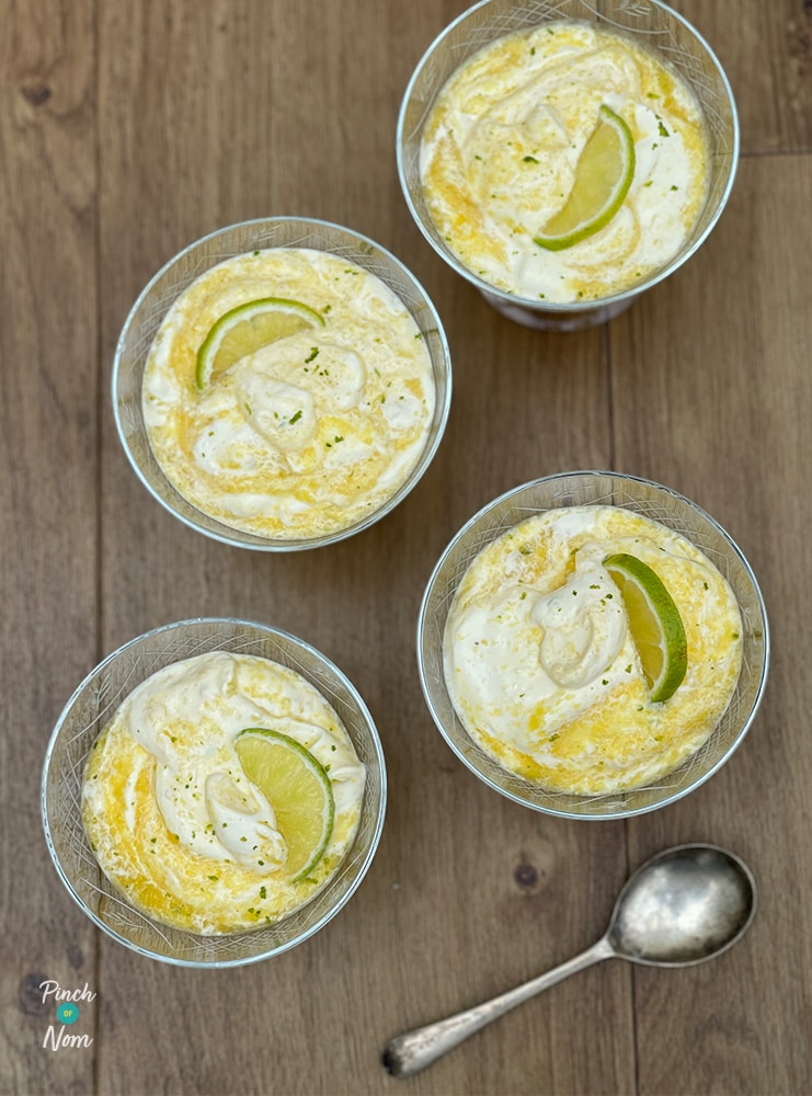 Tropical Fruit Fool - Pinch of Nom Slimming Recipes