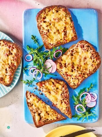 Tuna Melt Toasts pinchofnom.com