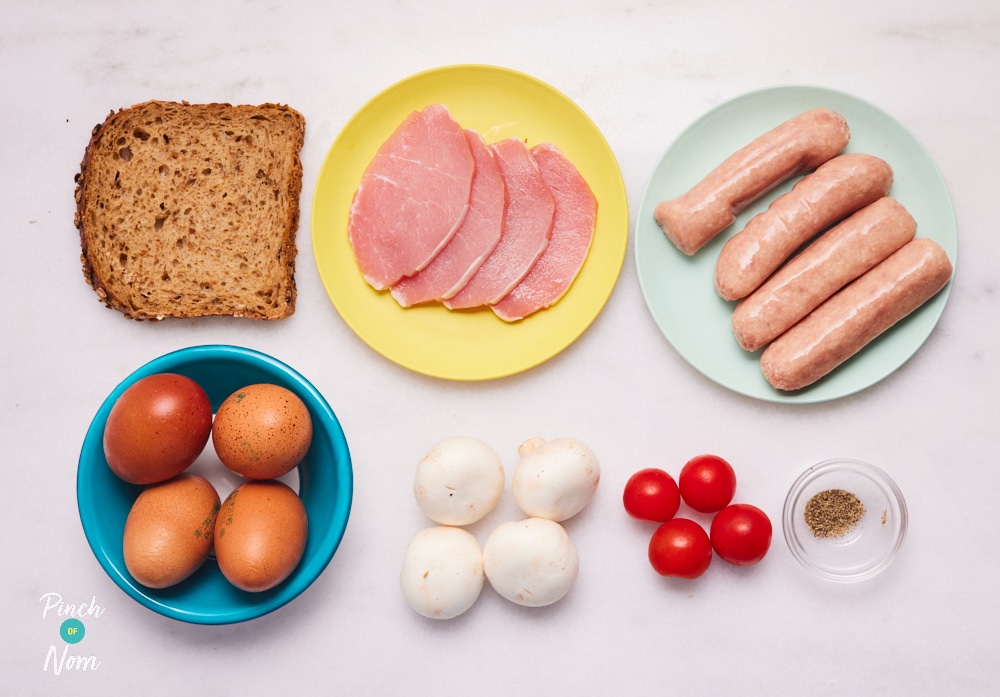 Breakfast Traybake - Pinch of Nom Slimming Recipes