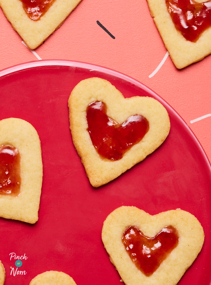 Jammy Hearts - Pinch of Nom Slimming Recipes
