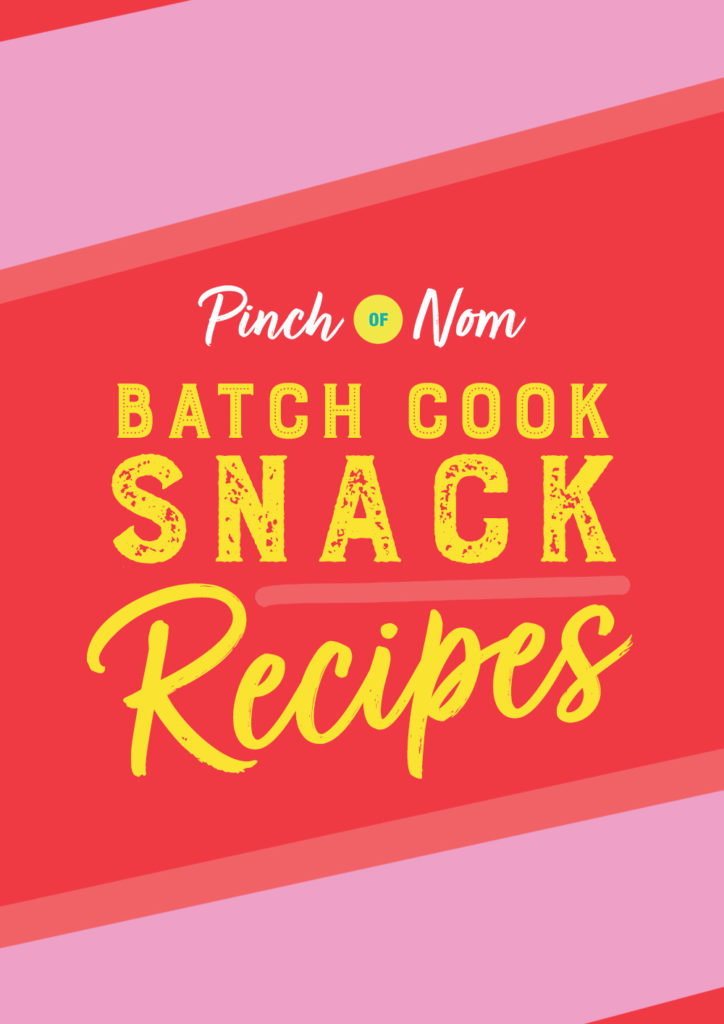 Batch Cook Snack Recipes - Pinch of Nom Slimming Recipes