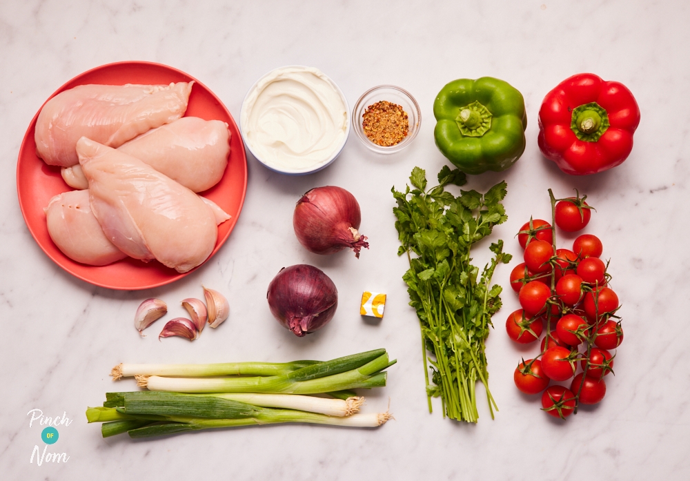 Peri Peri Creamy Chicken - Pinch of Nom Slimming Recipes