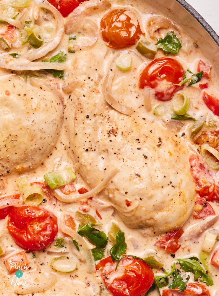 Peri Peri Creamy Chicken - Pinch of Nom Slimming Recipes