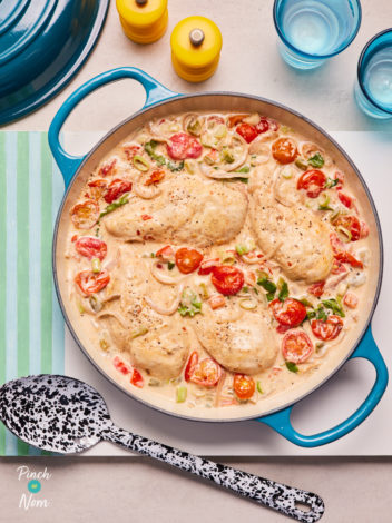 Peri-Peri Creamy Chicken pinchofnom.com