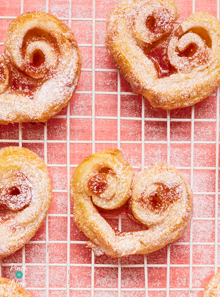 Pastry Hearts - Pinch of Nom Slimming Recipes
