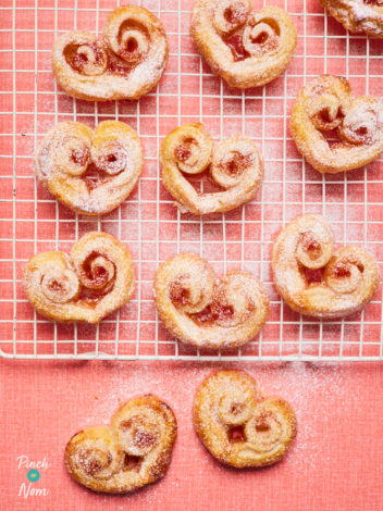 Pastry Hearts pinchofnom.com