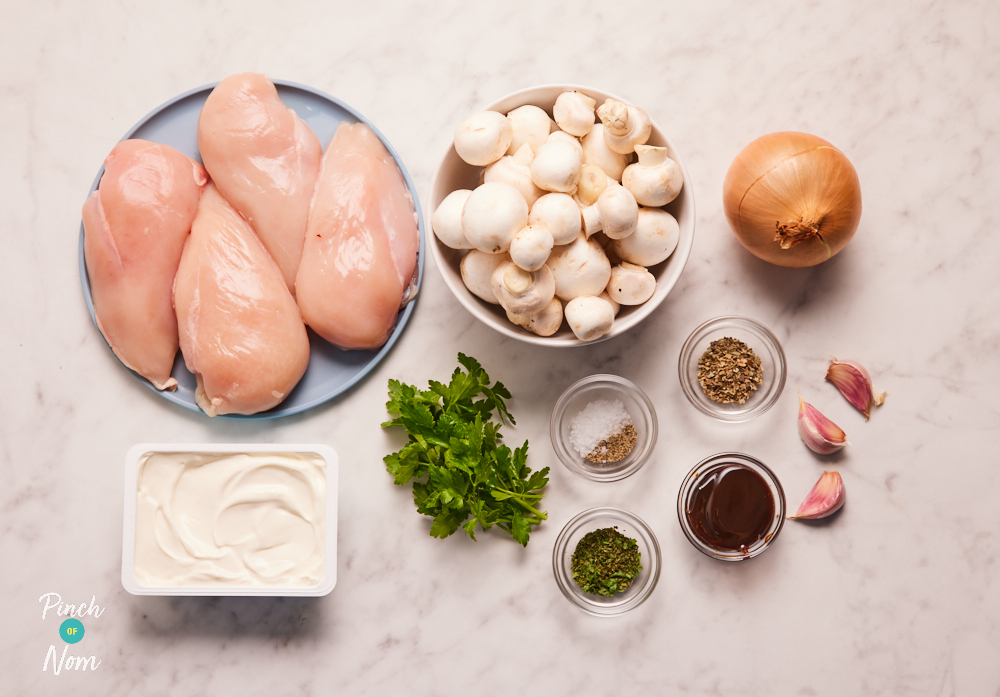 Creamy Marmite Chicken - Pinch of Nom Slimming Recipes