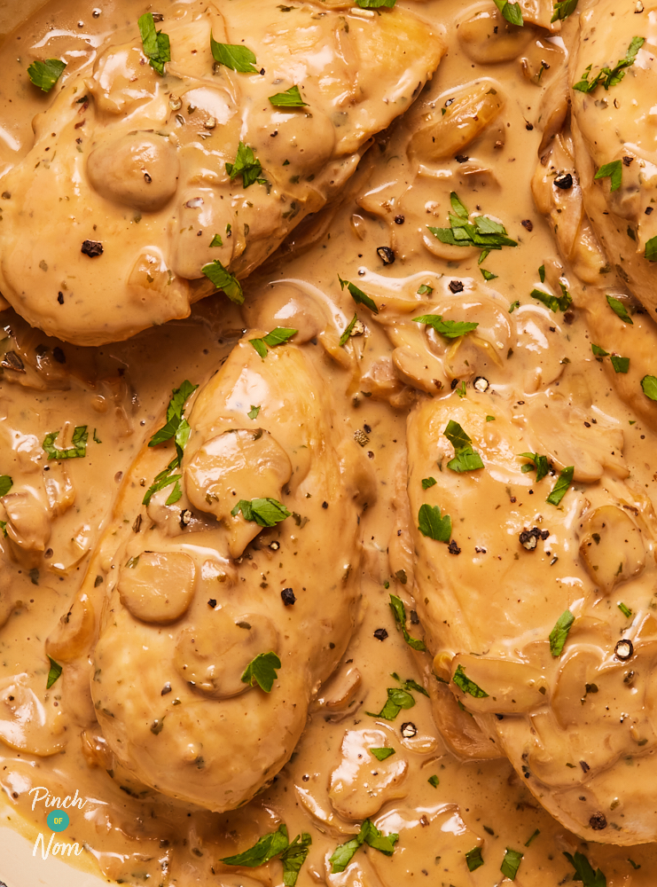 Creamy Marmite Chicken - Pinch of Nom Slimming Recipes