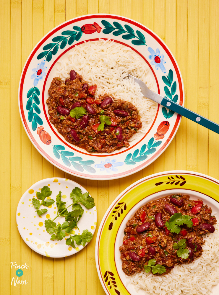 Mushroom Chilli - Pinch of Nom Slimming Recipes